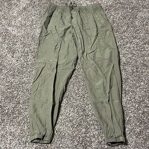 Thread and supply olive pants